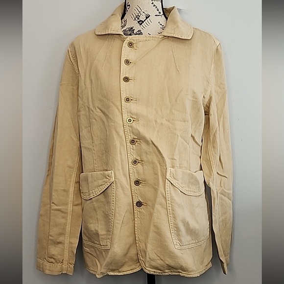 Free People X Sandrine Rose Oversized Empire Jean Jacket In Cream. NWT! Sz M & L - Picture 4 of 16